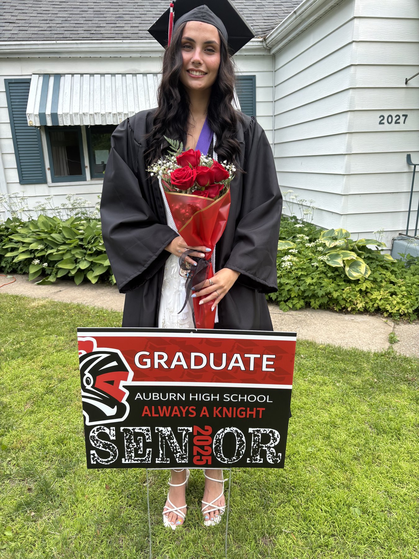 Chloe at graduation